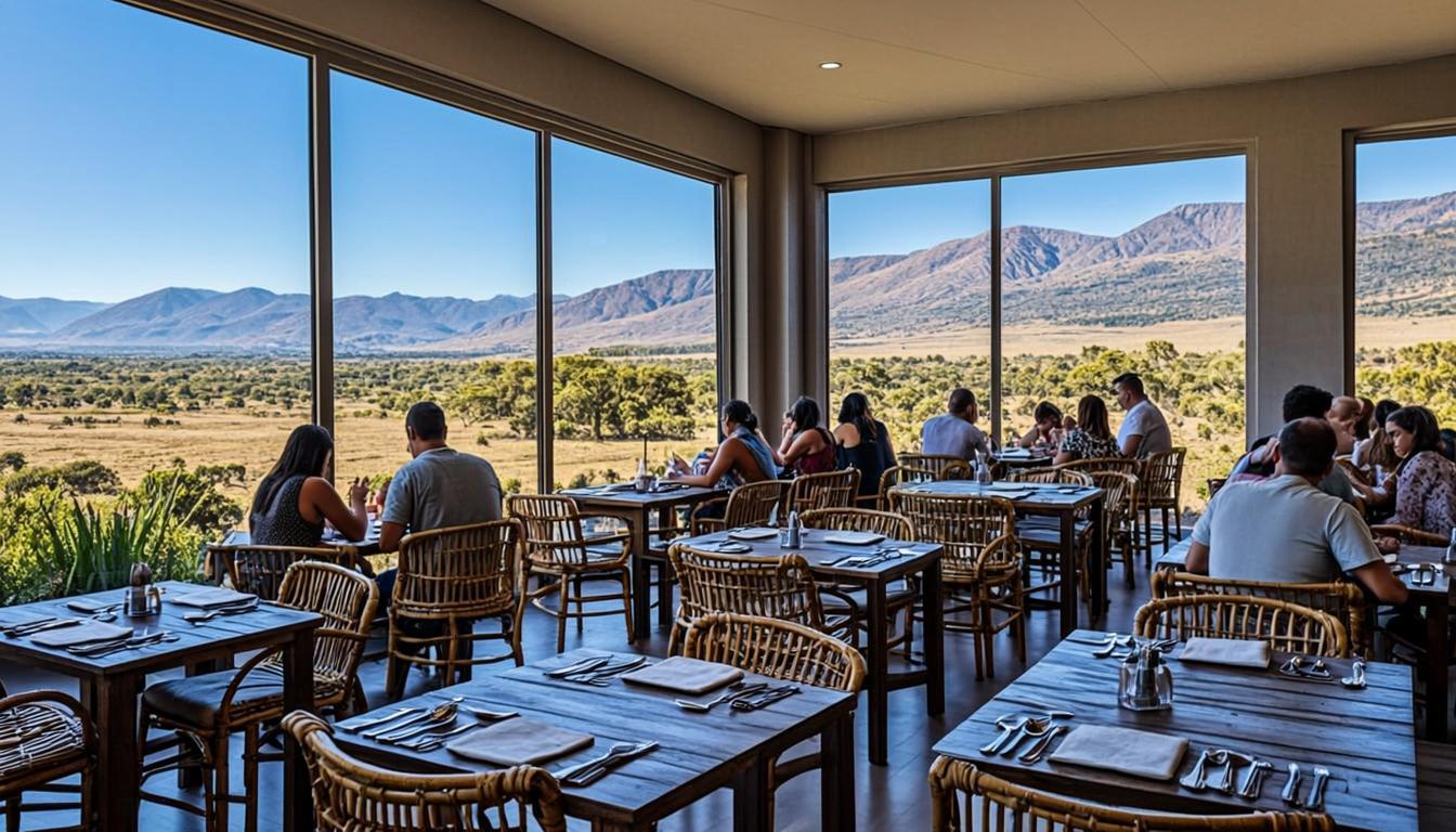 Acacia Farm Lodge dining