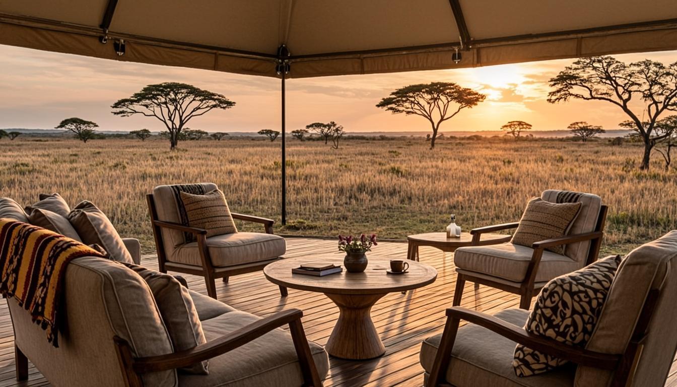 Asilia Camps lounge area
