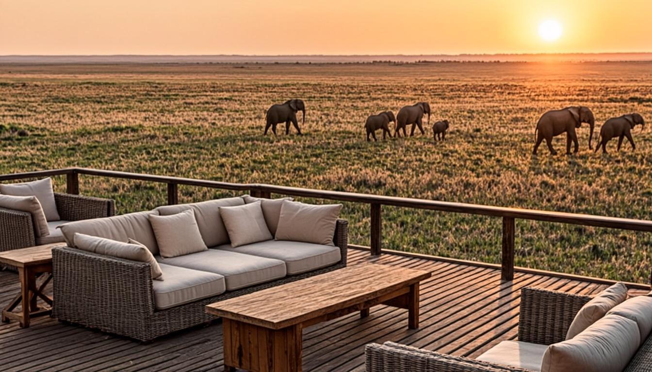 Asilia Camps wildlife viewing deck