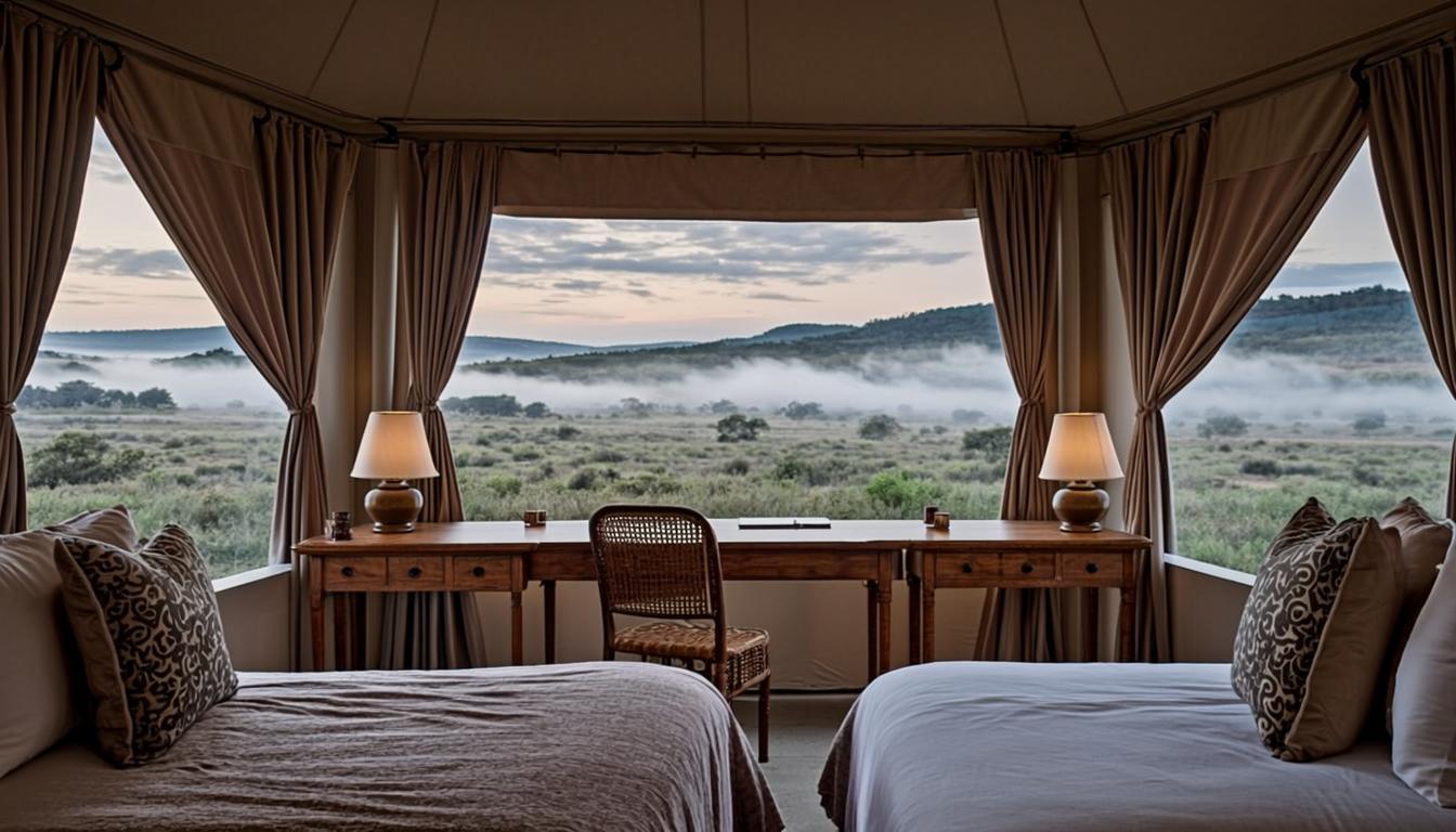 Crater's Edge tent interior