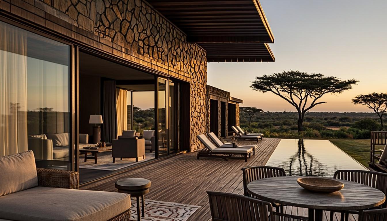 Nimali Africa suite with savanna views