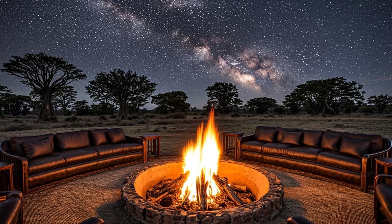 Nimali Africa fire pit lounge