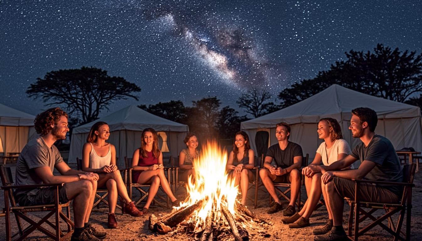 Nomad Camps campfire gathering