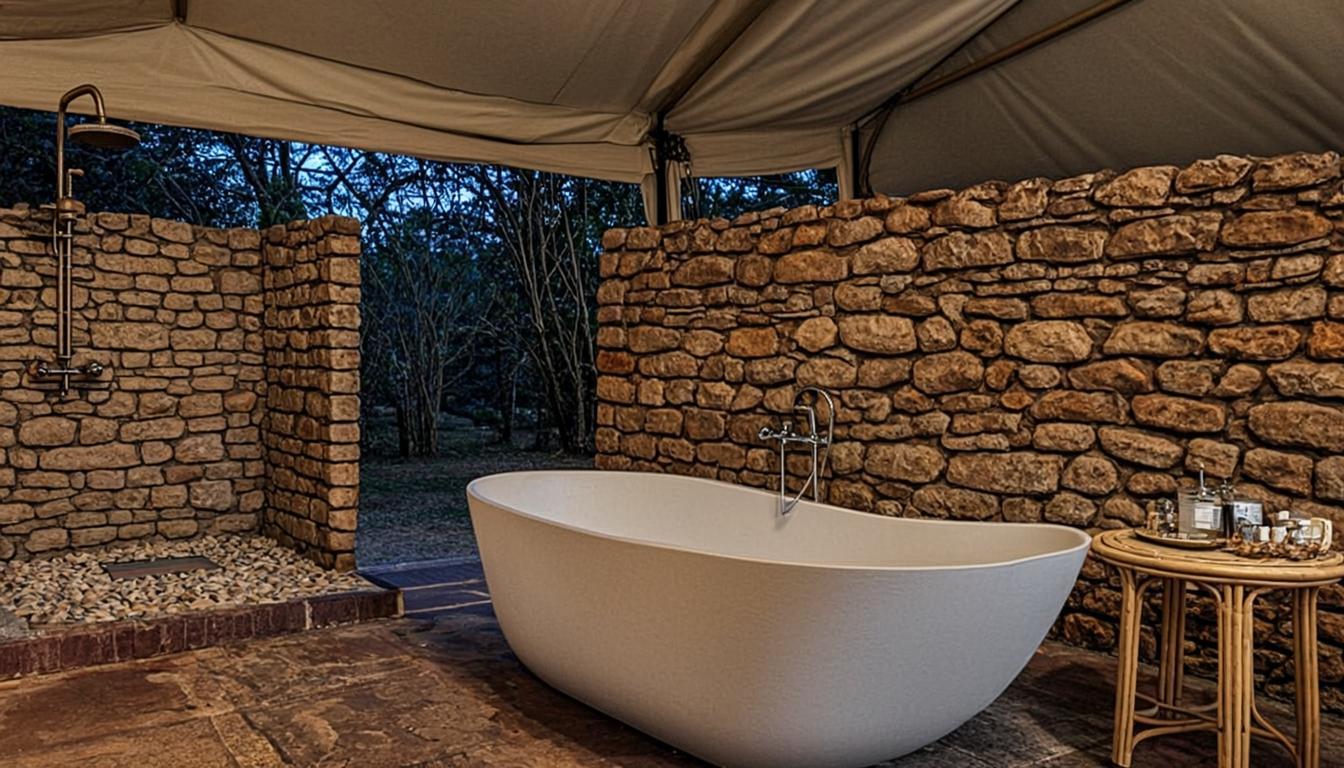 Warangi Ridge tent bathroom